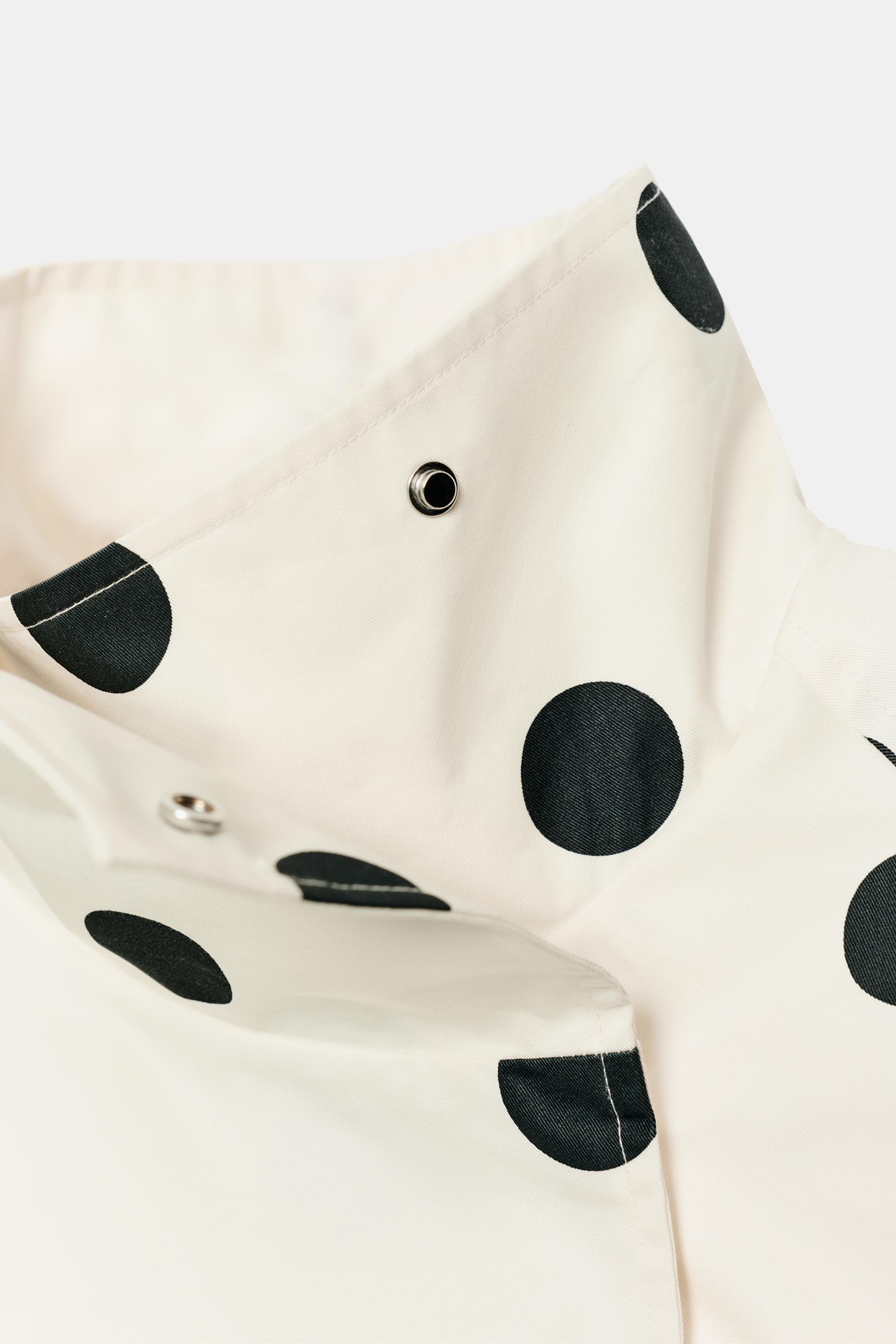 BLOUSON BOMBER À POIS